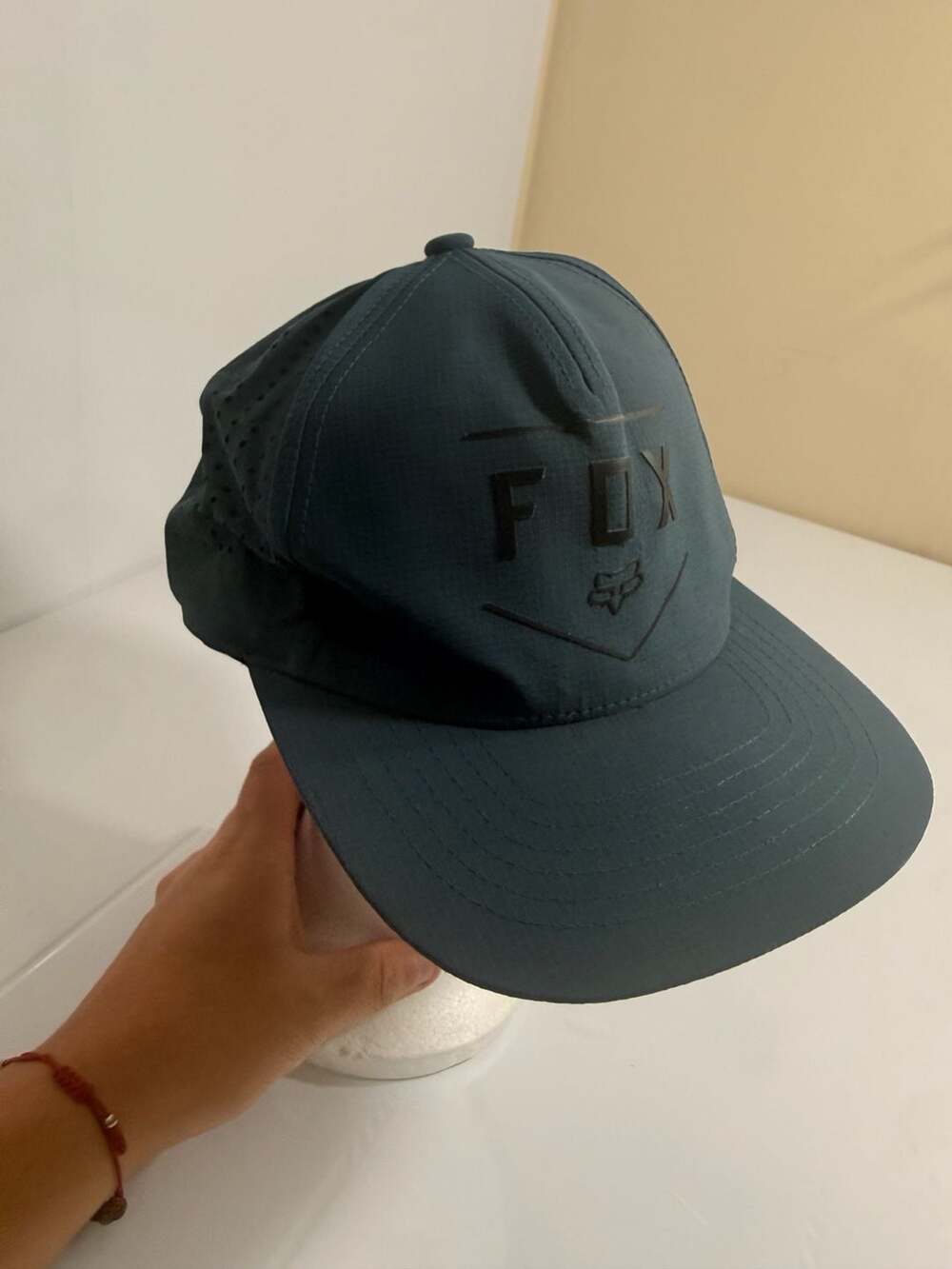 Fox Racing Shield Tech Snapback Cap Dark Slate - Picture 2 of 6